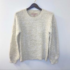 Philosophy Fuzzy Ballon Sleeves Sweater